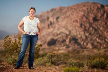 Erika Schumacher at Red Rock Canyon