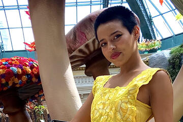 woman posing