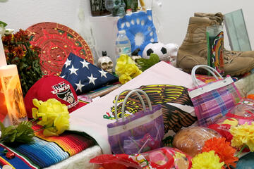 Mexican ofrenda altar
