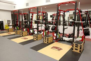The weight room and athletic training areas also will be used by the women’s basketball and volleyball teams.