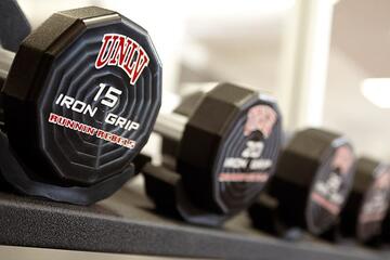 The weight room is named for former Runnin’ Rebel and UNLV donor Joel Anthony.