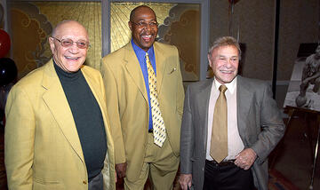 Tarkanian with Freddie Banks (1983-87) and local businessman Irwin Molasky in 2009, at the 20-year reunion of the 1990 NCAA Championship team.