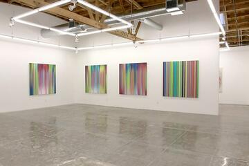 Gallery installation for Tim Bavington, at the Mark Moore Gallery in Santa Barbara, Calif.