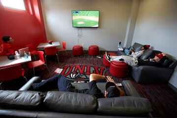The player's lounge. (R. Marsh Starks/UNLV Photo Services)