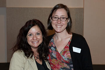 UNLV employees posing at holiday reception.
