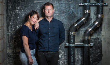 Bunnyfish Studio founders Tina Wichmann and Craig Palacios.