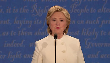 Hillary Clinton speaking