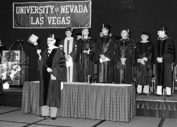 The 25th commencement ceremony in 1983