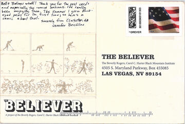 postcard design with illustrations