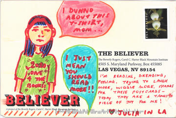 postcard design with illustrations