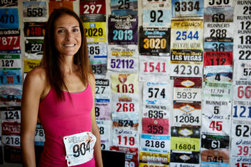 Julie Bertoia is an avid runner