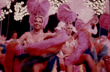 showgirls performing