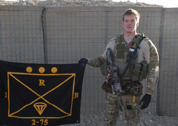 Dr. Brent Blackwell during his time with the Army Rangers.