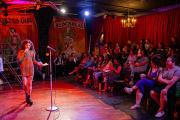 “Your Writing, Live!” hosted by Shearing Fellow Julián Delago Lopera at the Majestic Repertory Theatre