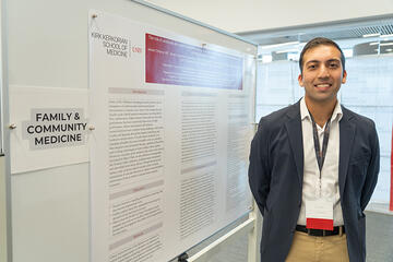 Jaineet (Jai) Chhabra, MD, at the School of Medicine Interdisciplinary Research Symposium