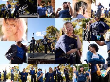 collage of K-pop Club dance photos