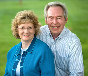 Joyce Woodhouse and husband Al