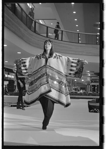 woman in fashion show