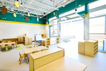 A new preschool classroom.