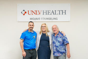 Christopher Franco, Kathleen Wild, LCSW, and Jason Schwartz, LSW, MS