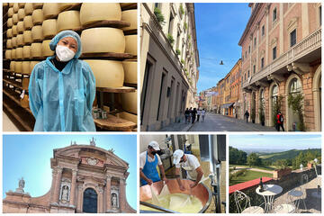 collage of photos from italy