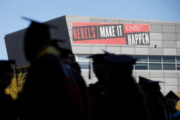 2022 UNLV Spring Commencement Ceremony for the Graduate College.  May 13, 2022 (Josh Hawkins/UNLV)