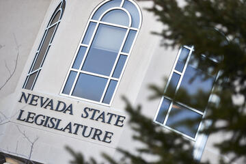exterior of Nevada State Legislature building