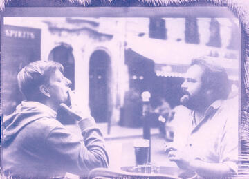 Photo: Conrad Heil, The Deal, Cyanotype