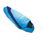 A blue sleeping bag