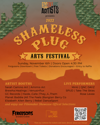 Shameless Plug Festival, November 6. 2022