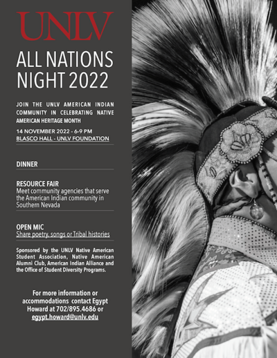 All Nations Night 2022 flyer