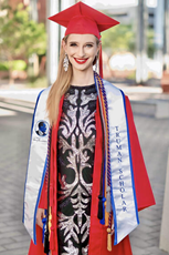 Photo of UNLV 2023 Graduate, Kelsey Elizabeth Matthews, in their Cap and Gown