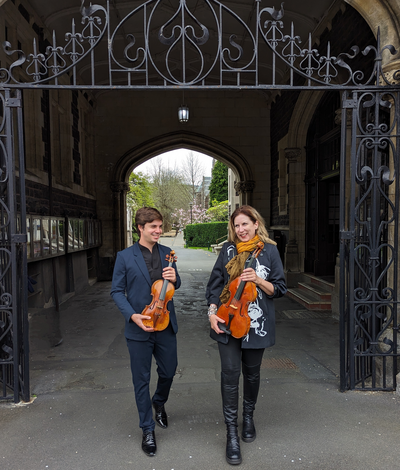 Photo of Violin/Viola &quot;Duo Novae&quot; (Associate Professors Ambroise Aubrun and Kate Hamilton)