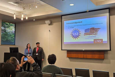 Students presenting at CISSE