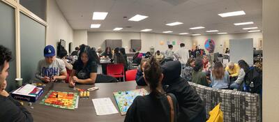 WLC faculty and students playing games from around the globe.