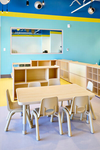 classroom at the Marlow Early Childhood Education Campus