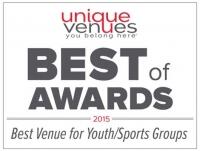 Unique Venues Best of Awards 2015 Best Venue for Youth/Sports Groups