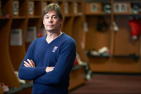 Brad Donohue with arms crossed