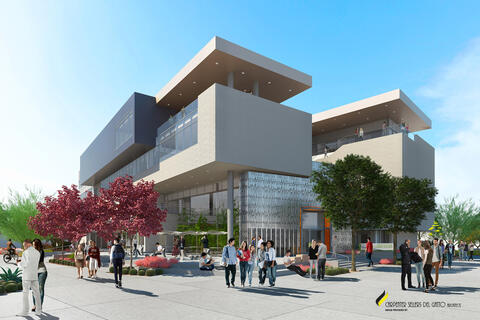 Rendering of Hospitality Hall