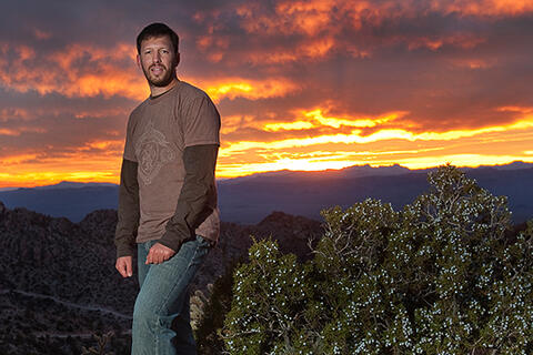 Scott Abella in the Newberry Mountain Range