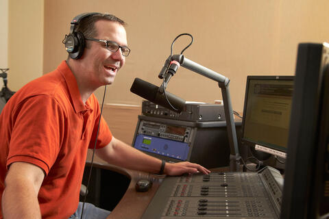 General Manager Frank Mueller on air
