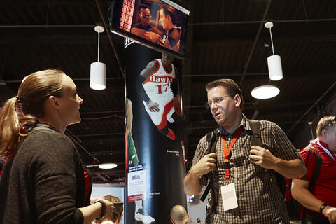 Trish Harrison and Elvis Rowe speak