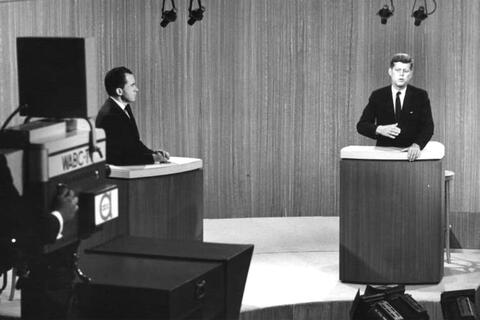 Richard M. Nixon and John F. Kennedy