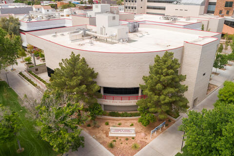 The exterior of the Thomas T. Beam Engineering Complex