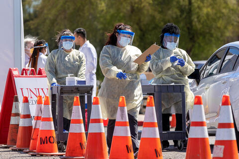 medical personnel in PPE
