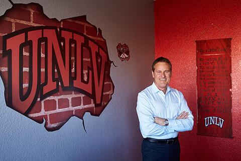 Michael Gebhart with arms crossed