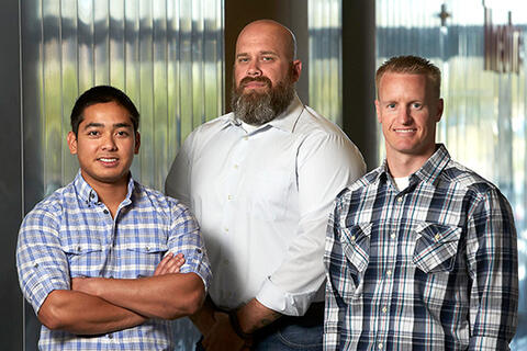 Military veterans who attend U.N.L.V.