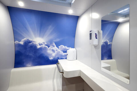 inside view of a lactation pod