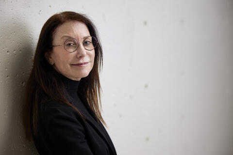 woman staring directly at camera