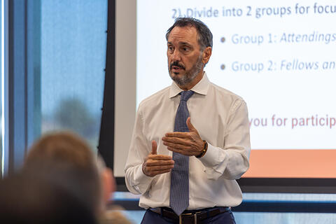 Mark Guadagnoli, PhD, at a CME workshop